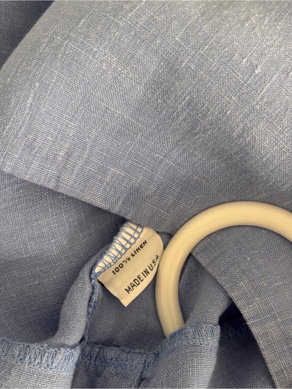 bryn Walker Periwinkle Linen Long Sleeve Top XL - Picture 3 of 9